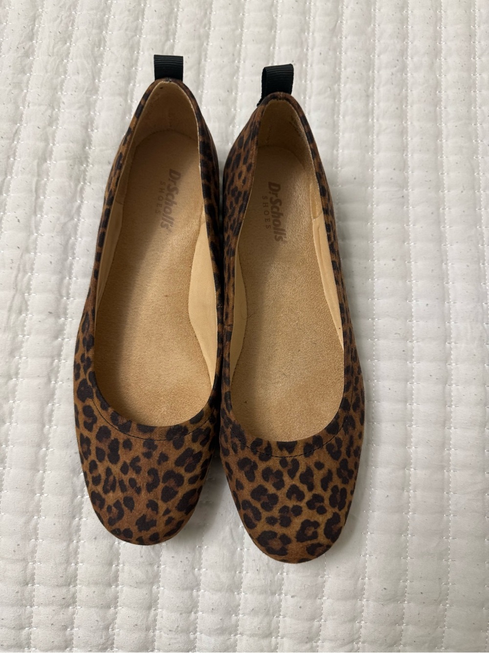 Dr. Scholl's Leopard-Print Ballet Flats - Brown/Black